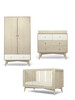 Coxley - Natural White 3 Piece Cotbed Set with Dresser Changer & Wardrobe image number 2